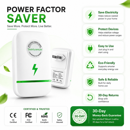 ⚡ Power Factor Saver – Cut bills & protect devices
