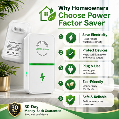⚡ Power Factor Saver – Cut bills & protect devices