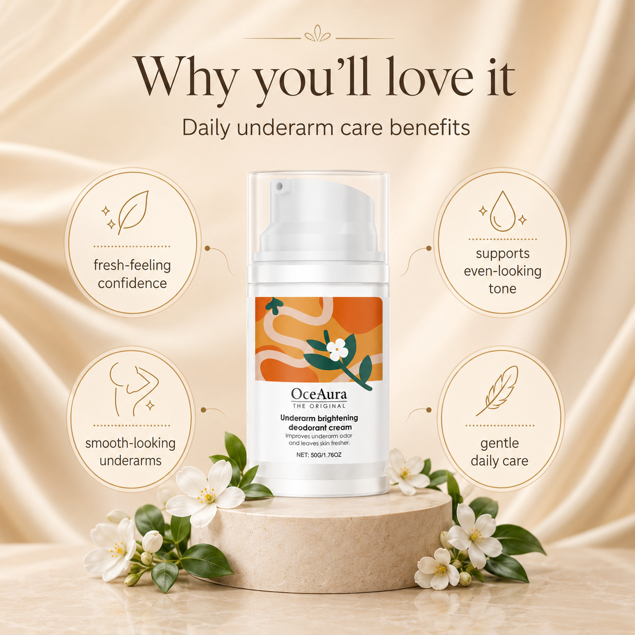 Brightening Deodorant Cream