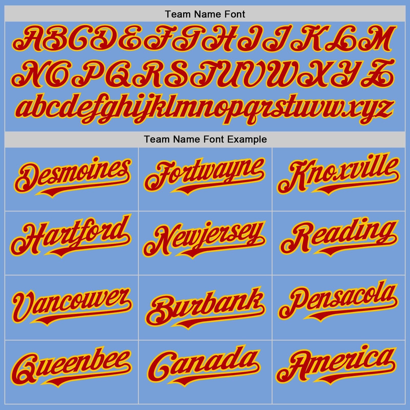 Light Blue Yellow Red Pinstripe Split Custom Name Baseball Jerseys For Men & Women