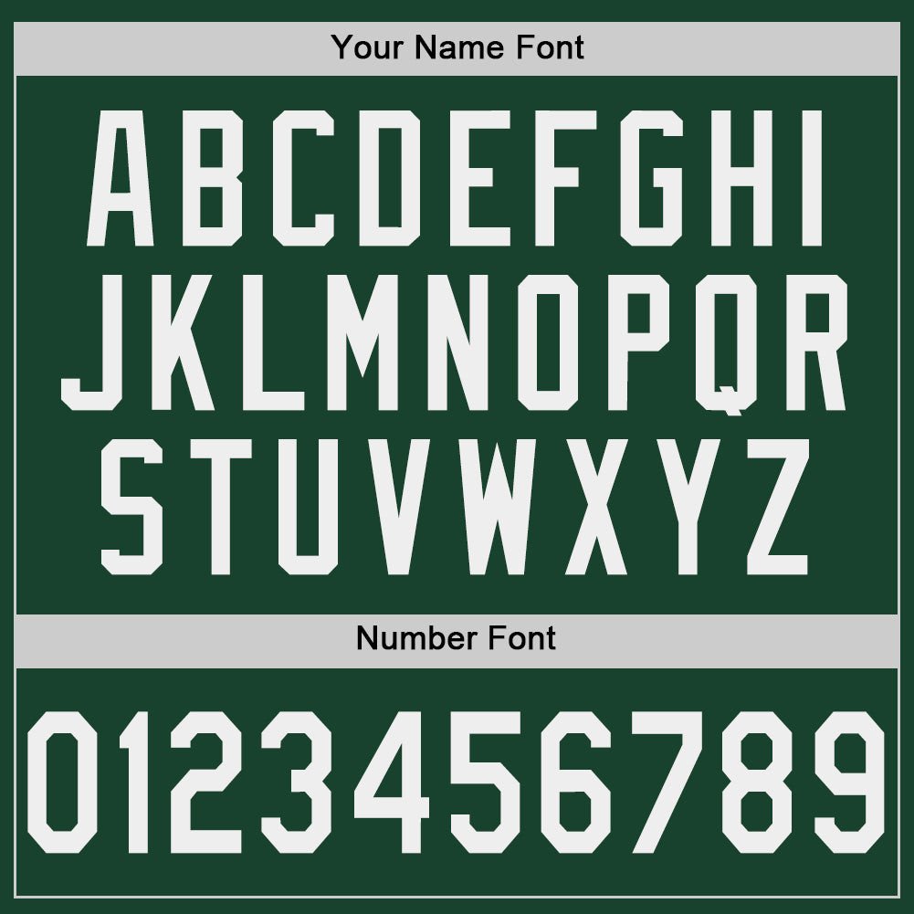 Green White Gold Custom Name Baseball Jerseys For Men & Women