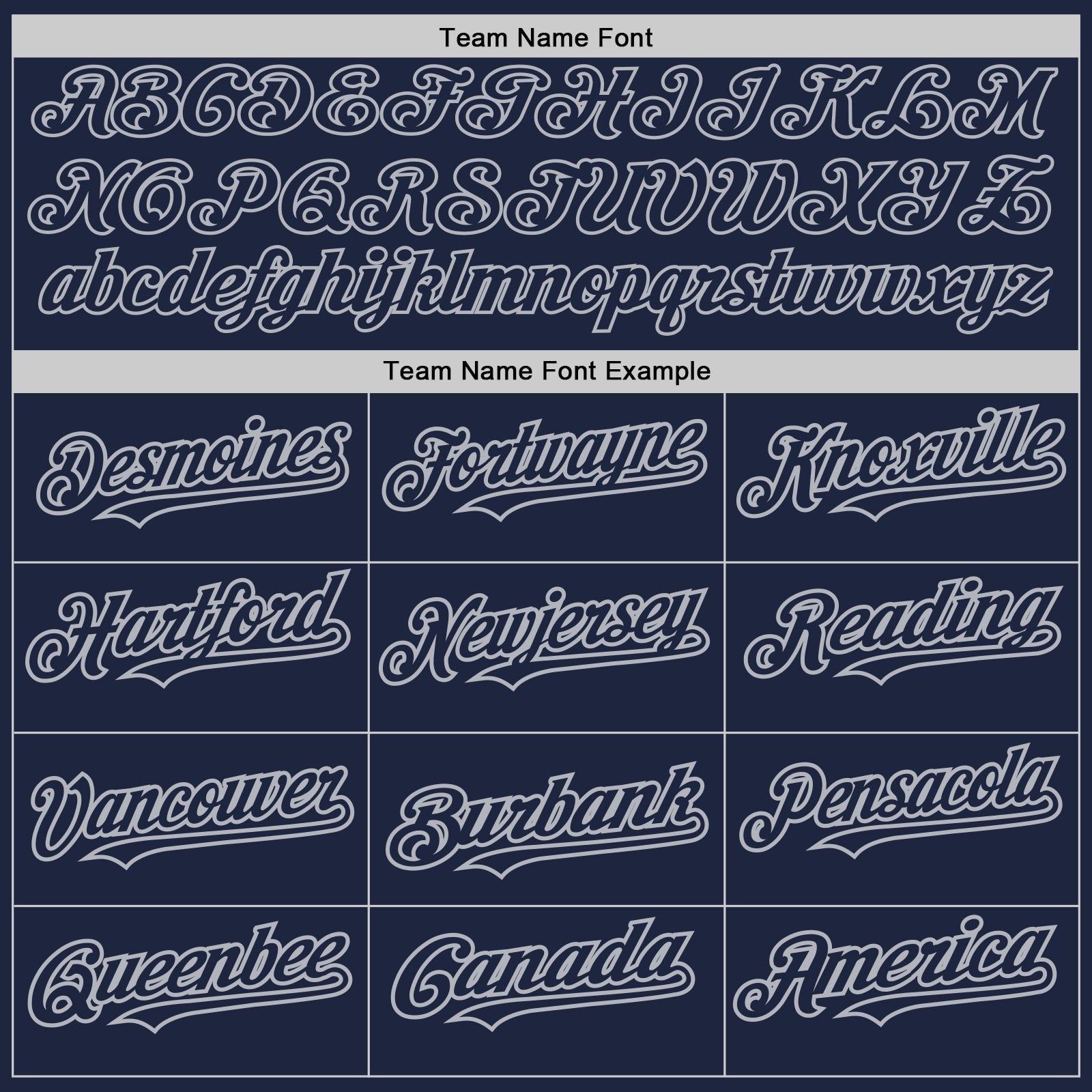 Navy White Gray Pinstripe Split Custom Name Baseball Jerseys For Men & Women