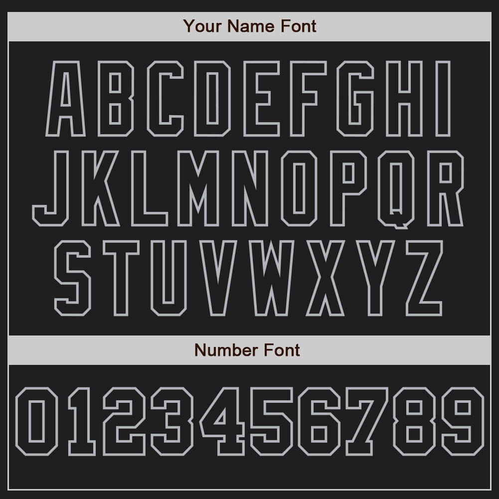 Black White Gray Pinstripe Split Custom Name Baseball Jerseys For Men & Women