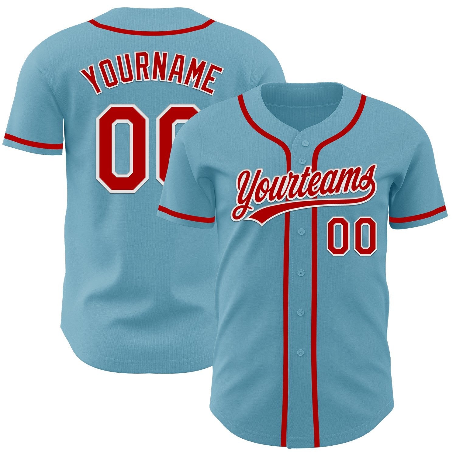 Shadow Blue Red-White Custom Baseball Jerseys For Men & Women