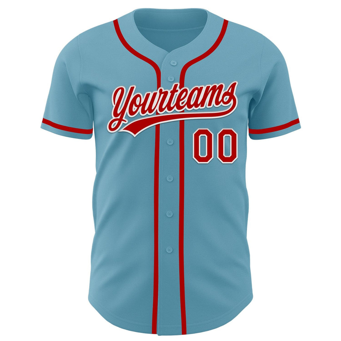 Shadow Blue Red-White Custom Baseball Jerseys For Men & Women